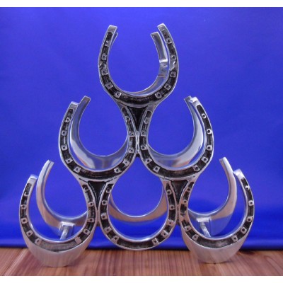 52289 WINE HOLDER - HORSE SHOE DESIGN